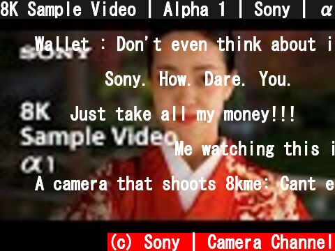 8K Sample Video | Alpha 1 | Sony | α  (c) Sony | Camera Channel
